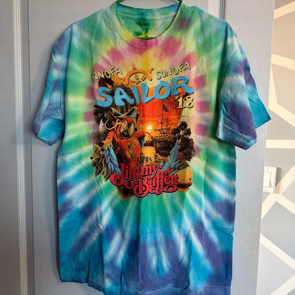 Colorful Tie-Dye Graphic T-Shirt